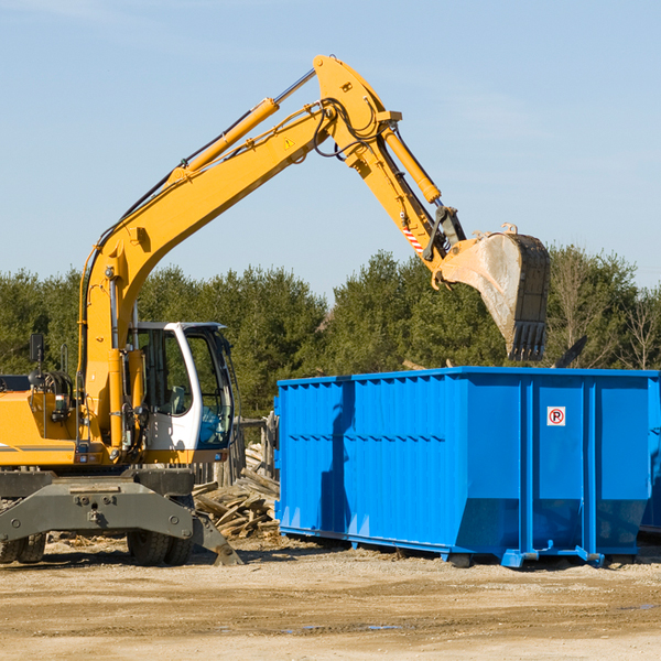 what size residential dumpster rentals are available in Abingdon MD